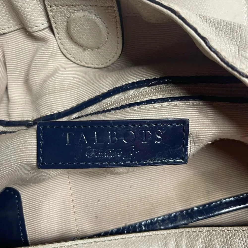Talbots leather beige
